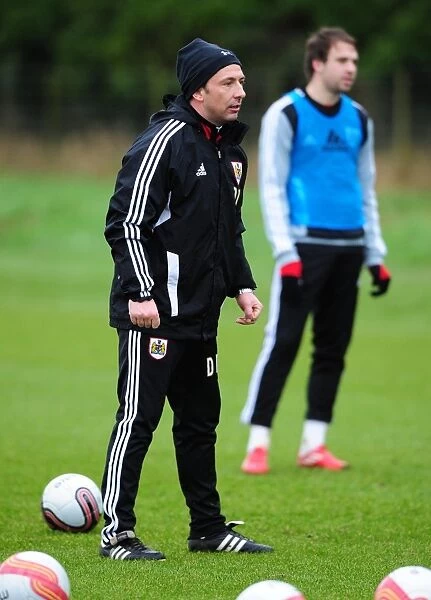 Derek McInnes: Bristol City Manager at Memorial Stadium Pre-Match Training