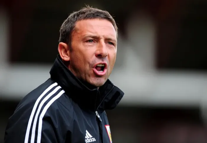 Framed Print : Derek McInnes and Bristol City Team in Louis Carey's Testimonial Match against Bristol Rovers, 2012