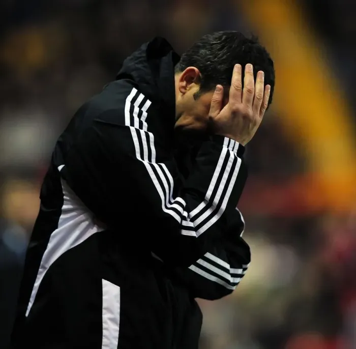 Framed Print : Derek McInnes Directs Bristol City in Championship Clash vs Doncaster Rovers, 21st January 2012 (Editorial Use Only)