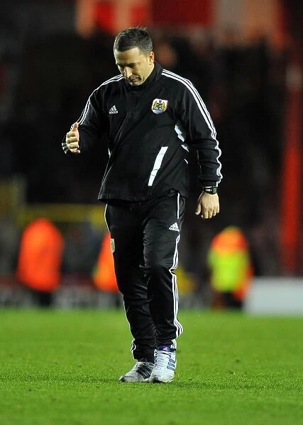 Derek McInnes Frustration Boils Over on Final Whistle: Bristol City vs Blackpool, 17-11-2012