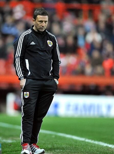 Derek McInnes Frustration: Bristol City Manager Cutting a Desperate Figure Against Wolves, 12 / 01 / 2012