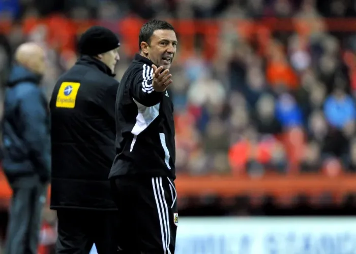 Framed Print : Derek McInnes Frustration: Bristol City vs Wolves, Championship Football Match, 1st December 2012 Framed Print : Derek McInnes Frustration: Bristol City vs Wolves, Championship Football Match, 1st December 2012