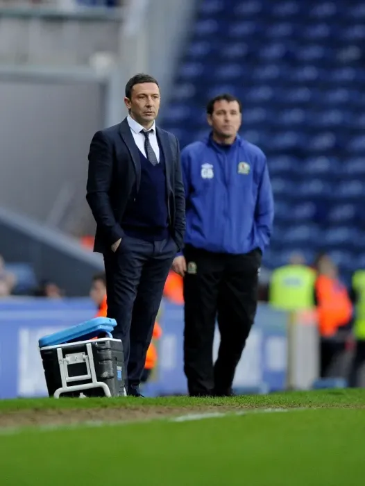 Framed Print : Derek McInnes and Gary Bowyer Face Off: Blackburn Rovers vs. Bristol City FA Cup Clash, 05-01-2013 Framed Print : Derek McInnes and Gary Bowyer Face Off: Blackburn Rovers vs. Bristol City FA Cup Clash, 05-01-2013