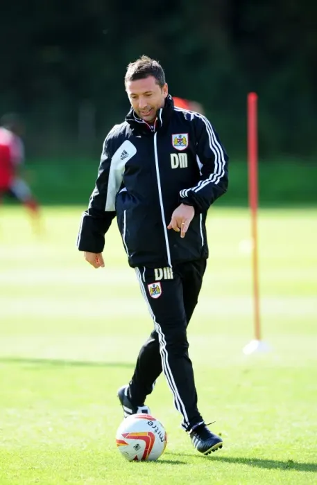 Framed Print : Derek McInnes Leading Training: September 2012 - Bristol City FC Framed Print : Derek McInnes Leading Training: September 2012 - Bristol City FC