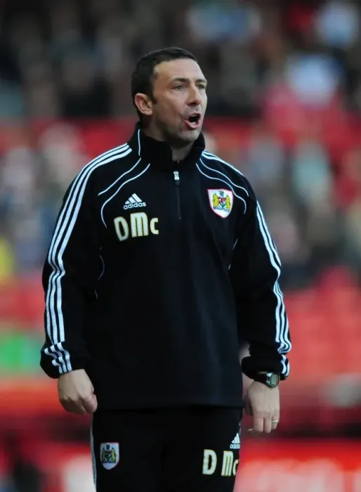 Framed Print : Derek McInnes Leads Bristol City Against Cardiff City at Ashton Gate Stadium, March 2012 Framed Print : Derek McInnes Leads Bristol City Against Cardiff City at Ashton Gate Stadium, March 2012