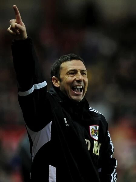 Derek McInnes Leads Bristol City in Championship Clash against Doncaster Rovers, January 2012