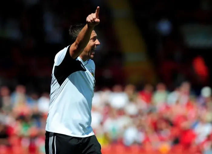 Framed Print : Derek McInnes Leads Bristol City in Championship Battle Against Cardiff City, 2012 Framed Print : Derek McInnes Leads Bristol City in Championship Battle Against Cardiff City, 2012