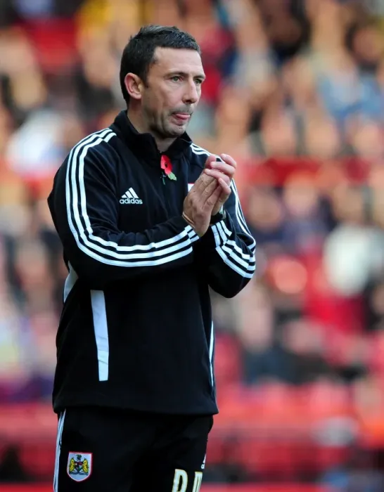 Framed Print : Derek McInnes Leads Bristol City in Championship Clash Against Burnley at Ashton Gate Stadium - 05 / 11 / 2011 Framed Print : Derek McInnes Leads Bristol City in Championship Clash Against Burnley at Ashton Gate Stadium - 05 / 11 / 2011