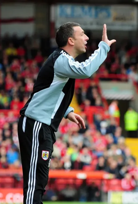 Framed Print : Derek McInnes Leads Bristol City in Championship Match against Birmingham City at Ashton Gate Stadium (October 23, 2011) Framed Print : Derek McInnes Leads Bristol City in Championship Match against Birmingham City at Ashton Gate Stadium (October 23, 2011)