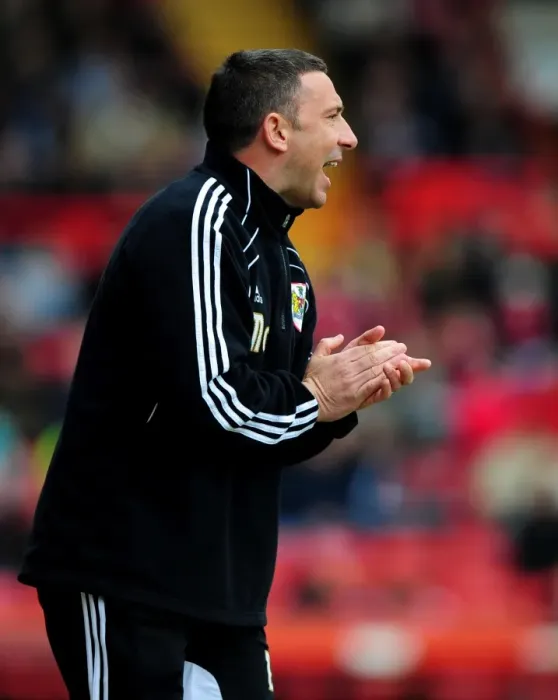 Framed Print : Derek McInnes Leads Bristol City Against Derby County at Ashton Gate Stadium, March 2012 (Football Match) Framed Print : Derek McInnes Leads Bristol City Against Derby County at Ashton Gate Stadium, March 2012 (Football Match)