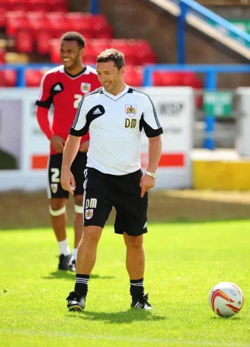 Framed Print : Derek McInnes Leads Bristol City FC in Pre-Season Training, July 2012 Framed Print : Derek McInnes Leads Bristol City FC in Pre-Season Training, July 2012