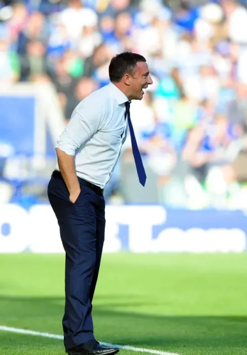 Framed Print : Derek McInnes Leads Bristol City at King Power Stadium, 2012 - Football Championship Match Framed Print : Derek McInnes Leads Bristol City at King Power Stadium, 2012 - Football Championship Match
