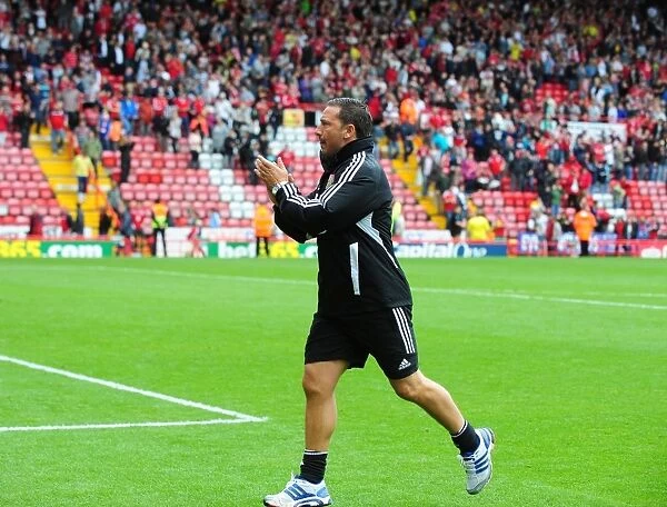 Derek McInnes Leads Bristol City in Louis Carey's Testimonial Match, 2012