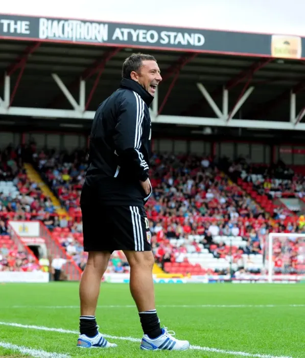 Framed Print : Derek McInnes Leads Bristol City in Louis Carey's Testimonial Match (2012) Framed Print : Derek McInnes Leads Bristol City in Louis Carey's Testimonial Match (2012)