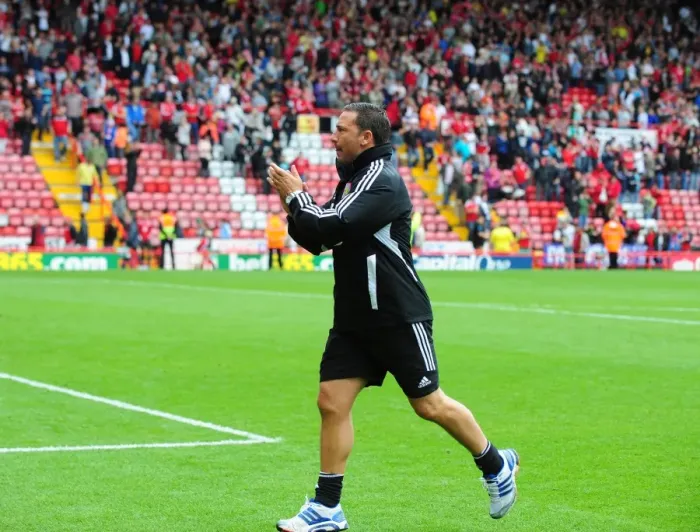 Framed Print : Derek McInnes Leads Bristol City in Louis Carey's Testimonial Match, 2012 Framed Print : Derek McInnes Leads Bristol City in Louis Carey's Testimonial Match, 2012