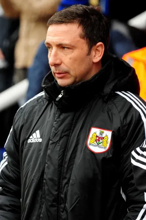 Framed Print : Derek McInnes Leads Bristol City at Peterborough United, February 2012
