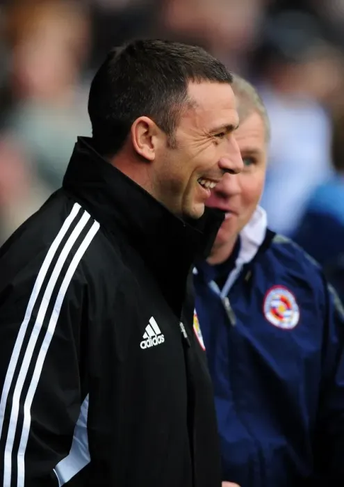 Framed Print : Derek McInnes Leads Bristol City Against Reading in Championship Match, 28 / 01 / 2012 Framed Print : Derek McInnes Leads Bristol City Against Reading in Championship Match, 28 / 01 / 2012