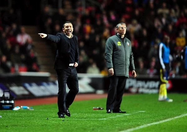 Derek McInnes Leads Bristol City Against Southampton in Championship Clash - 30 / 12 / 2011 (Editorial Use Only)