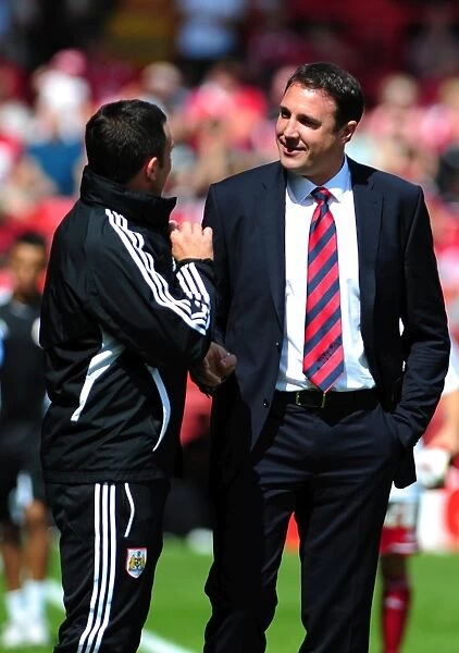 Derek McInnes and Malky Mackay Face Off: Championship Clash Between Bristol City and Cardiff City, August 2012