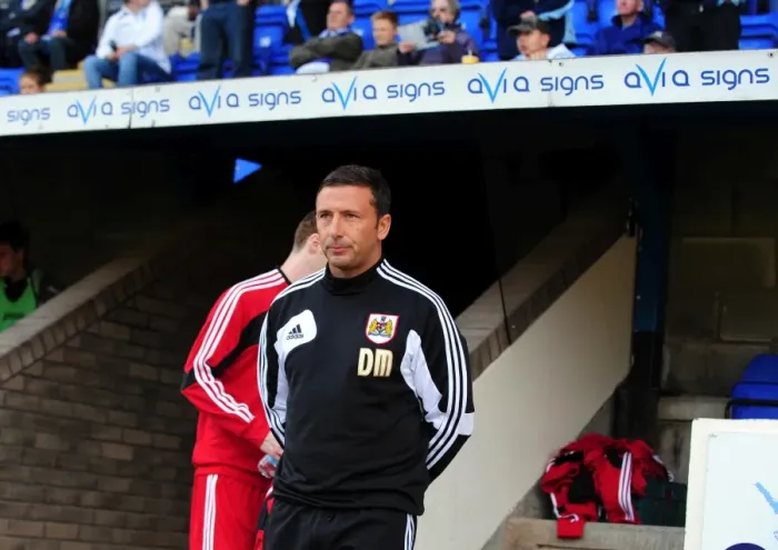 Framed Print : Derek McInnes Returns: McDiarmid Park Reunion as Bristol City Face St Johnstone in Pre-Season Friendly Framed Print : Derek McInnes Returns: McDiarmid Park Reunion as Bristol City Face St Johnstone in Pre-Season Friendly