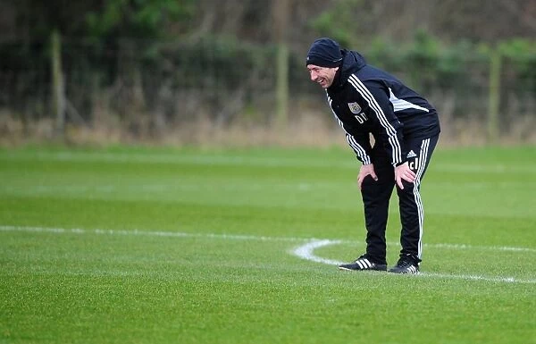 Derek McInnes Training with Bristol City Football Club, January 2012