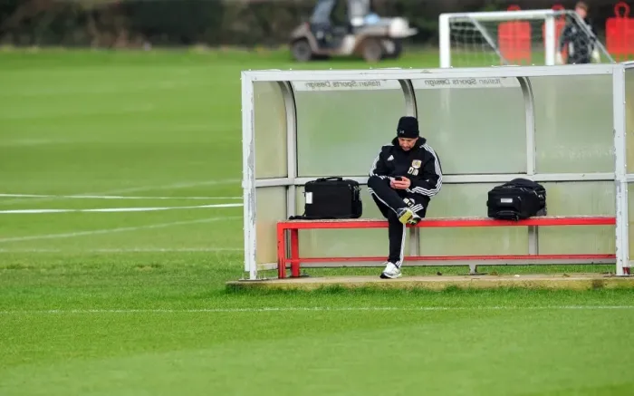 Framed Print : Derek McInnes at Training: Focused Leadership of Bristol City FC Framed Print : Derek McInnes at Training: Focused Leadership of Bristol City FC
