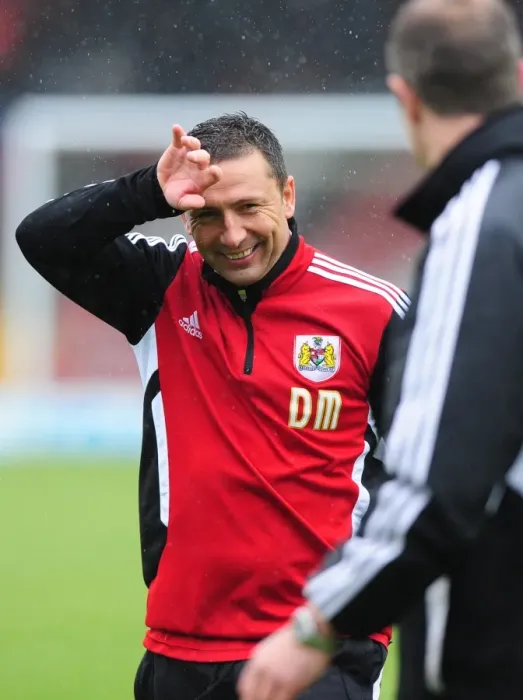 Framed Print : Derek McInnes's Satisfaction: Bristol City FC Beats Coventry City at Ashton Gate, 09-04-2012 Framed Print : Derek McInnes's Satisfaction: Bristol City FC Beats Coventry City at Ashton Gate, 09-04-2012