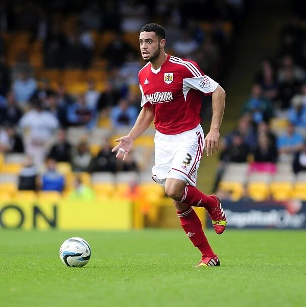 Derrick Williams of Bristol City in Action Against Port Vale at Vale Park, 2013