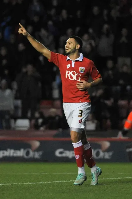 Framed Print : Derrick Williams Thrilling Goal: Euphoria at Ashton Gate (Bristol City vs. Notts County, Sky Bet League One, 2015)