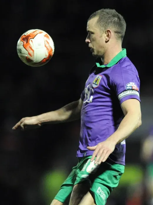 Framed Print : Determined Aaron Wilbraham: Leading Bristol City to Victory in Sky Bet League One against Leyton Orient (03.03.2015) Framed Print : Determined Aaron Wilbraham: Leading Bristol City to Victory in Sky Bet League One against Leyton Orient (03.03.2015)