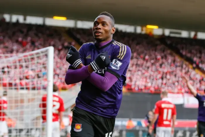 Framed Print : Diafra Sakho Strikes First: West Ham Ahead in FA Cup Clash vs. Bristol City