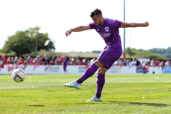 Framed Print : Diego De Girolamo's Pre-season Goal Attempt for Bristol City vs. Bristol Manor Farm at The Creek (2017) Framed Print : Diego De Girolamo's Pre-season Goal Attempt for Bristol City vs. Bristol Manor Farm at The Creek (2017)