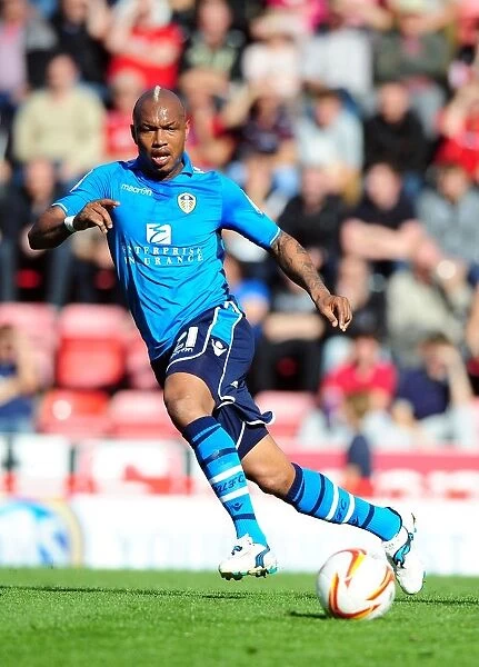 Diouf in Action: Bristol City vs. Leeds United, Championship Football Match, September 2012