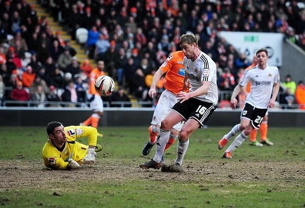 Disallowed Goal: Steven Davies Scores for Bristol City against Blackpool, Npower Championship (02 / 03 / 2013)