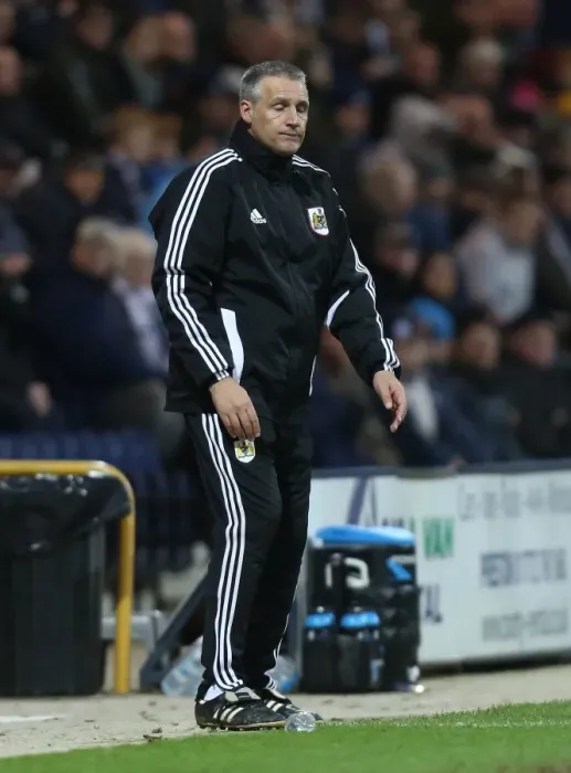 Framed Print : Disappointed Interim Manager: John Pemberton of Bristol City Framed Print : Disappointed Interim Manager: John Pemberton of Bristol City