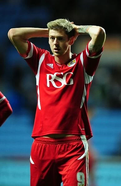 Disappointed Jon Stead: Coventry City vs. Bristol City, Championship (26 / 12 / 2011)