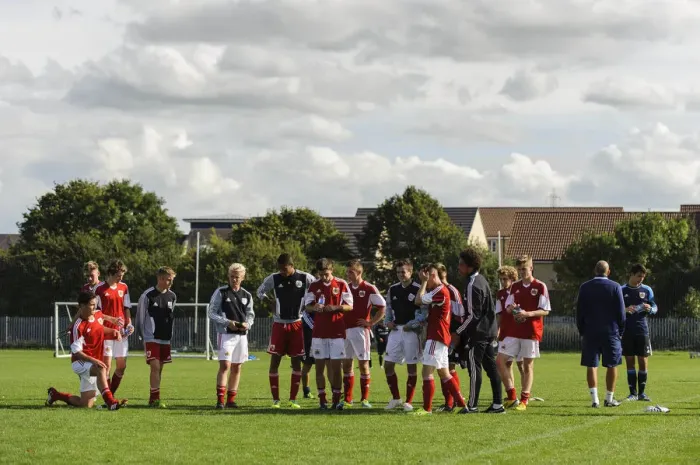 Framed Print : Disappointment for Bristol City U18 After 2-1 Loss to Brighton & Hove Albion U18 Framed Print : Disappointment for Bristol City U18 After 2-1 Loss to Brighton & Hove Albion U18