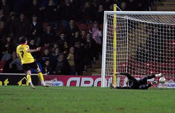 Don Cowie Scores for Watford Against Bristol City in 2011 Championship Match