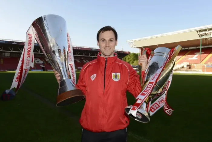 Framed Print : Double Trophy Victory: Bristol City Academy Celebrates at Ashton Gate Stadium (May 2015)