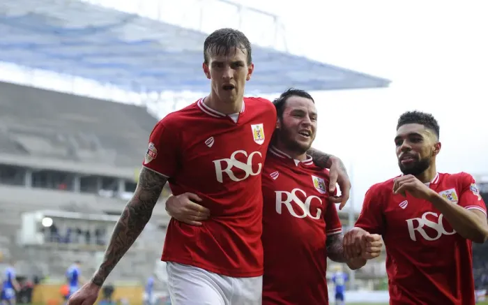 Framed Print : Double Trouble: Aden Flint and Lee Tomlin's Unforgettable Double Strike for Bristol City vs Ipswich Town (February 13, 2016) Framed Print : Double Trouble: Aden Flint and Lee Tomlin's Unforgettable Double Strike for Bristol City vs Ipswich Town (February 13, 2016)