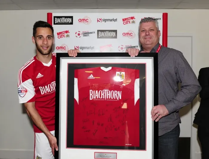 Framed Print : Dougie Allward's Triumph: Man of the Match vs. Notts County (April 18, 2014) Framed Print : Dougie Allward's Triumph: Man of the Match vs. Notts County (April 18, 2014)