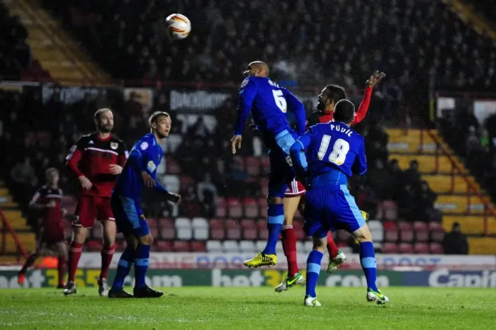 Framed Print : Dramatic Header Save by Liam Fontaine, Championship Football Match, Ashton Gate Framed Print : Dramatic Header Save by Liam Fontaine, Championship Football Match, Ashton Gate