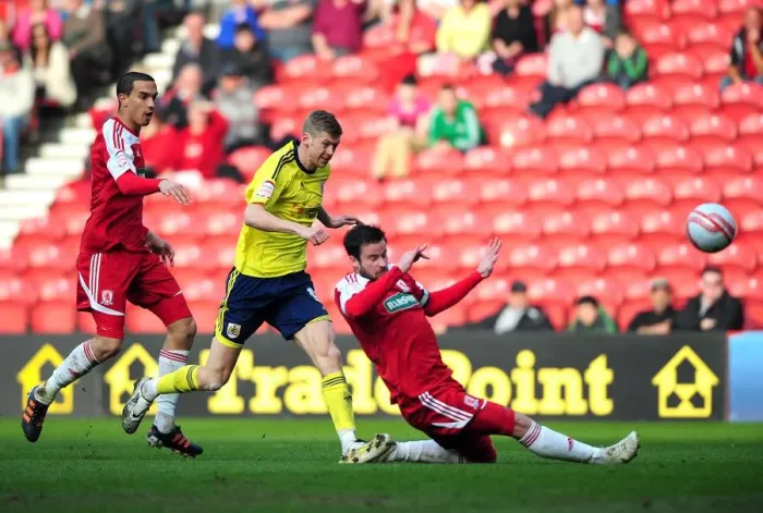Framed Print : Dramatic Save by Jon Stead of Bristol City at Riverside Stadium Framed Print : Dramatic Save by Jon Stead of Bristol City at Riverside Stadium