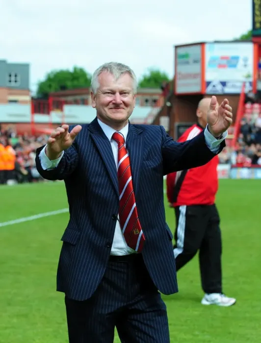 Framed Print : Emotional Steve Lansdown Bids Farewell as Bristol City FC Chairman (May 7, 2011)