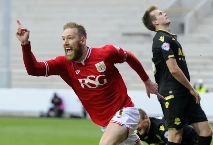 Framed Print : Euphoria Unleashed: Scott Wagstaff's Thrilling Goal Celebration for Bristol City at Ashton Gate (Bristol City vs. Bolton Wanderers, Sky Bet Championship - 19 / 03 / 2016) Framed Print : Euphoria Unleashed: Scott Wagstaff's Thrilling Goal Celebration for Bristol City at Ashton Gate (Bristol City vs. Bolton Wanderers, Sky Bet Championship - 19 / 03 / 2016)