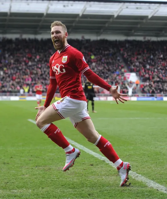 Framed Print : Euphoria Unleashed: Scott Wagstaff's Thrilling Goal Celebration for Bristol City at Ashton Gate (Bristol City vs. Bolton Wanderers, Sky Bet Championship, 19 / 03 / 2016) Framed Print : Euphoria Unleashed: Scott Wagstaff's Thrilling Goal Celebration for Bristol City at Ashton Gate (Bristol City vs. Bolton Wanderers, Sky Bet Championship, 19 / 03 / 2016)