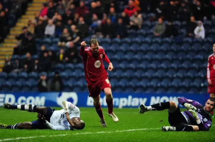 Framed Print : Euphoria Unleashed: David Clarkson's Thrilling Goal Celebration vs. Preston North End (Championship, 2011) Framed Print : Euphoria Unleashed: David Clarkson's Thrilling Goal Celebration vs. Preston North End (Championship, 2011)