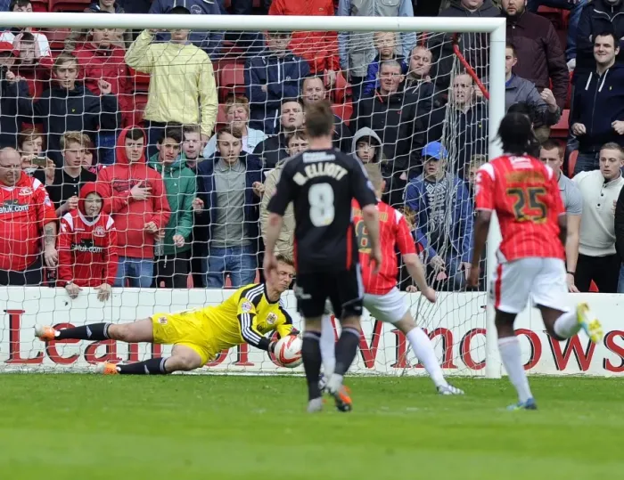 Framed Print : The Exciting Showdown: Walsall vs. Bristol City (April 12, 2014)