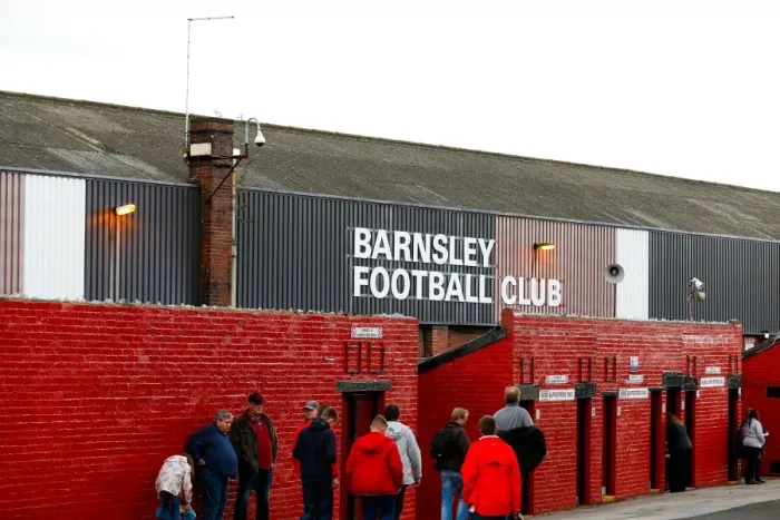 Framed Print : Exterior View of Oakwell Stadium: Barnsley vs. Bristol City Football Match (2014)