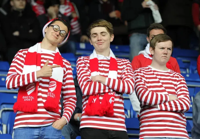 Framed Print : Exuberant Away Day Triumph: Bristol City Fans Celebrate at Chesterfield's Proact Stadium (Sky Bet League One, 25.04.2015)